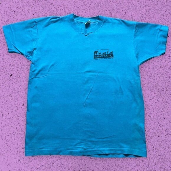Vintage SINGLE STITCH South Dakota USA Zoo Tourist SHirt - Picture 1 of 5